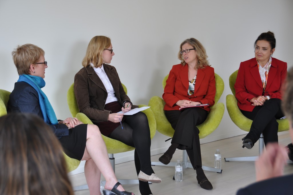 Thomson and Colleagues at her Book Launch at the Heinrich Böll Foundation